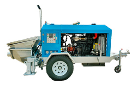 P30D Diesel Concrete shotcrete and grouting integrated pump
